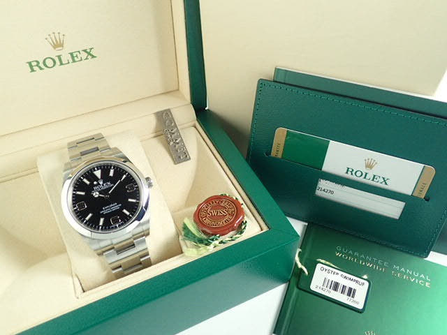 ロレックス エクスプローラー Ref.214270 ブラック文字盤 中古 explorer-142