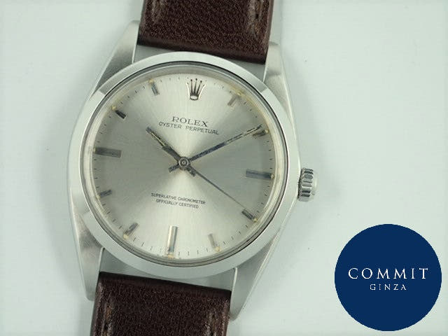 ロレックス オイスターパーペチュアル Ref.1018 シルバー文字盤 中古 oyster-perpetual-34