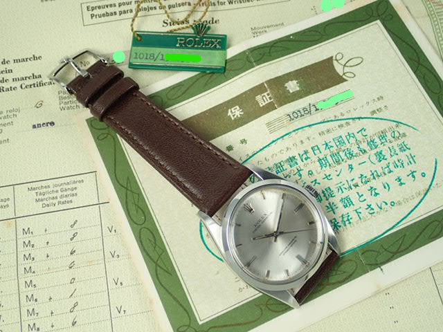 ロレックス オイスターパーペチュアル SS Ref.1018 Serial.1******（1965年頃）