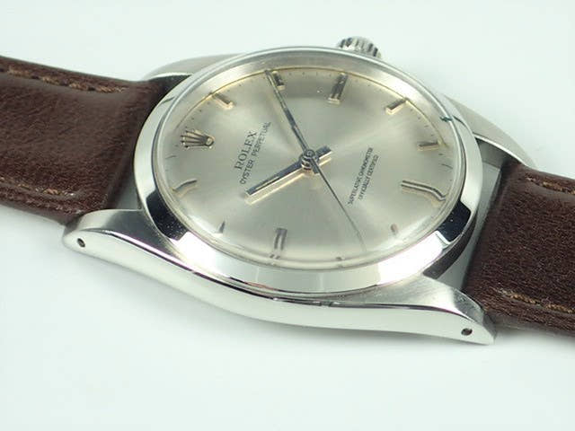ロレックス オイスターパーペチュアル Ref.1018 シルバー文字盤 中古 oyster-perpetual-34