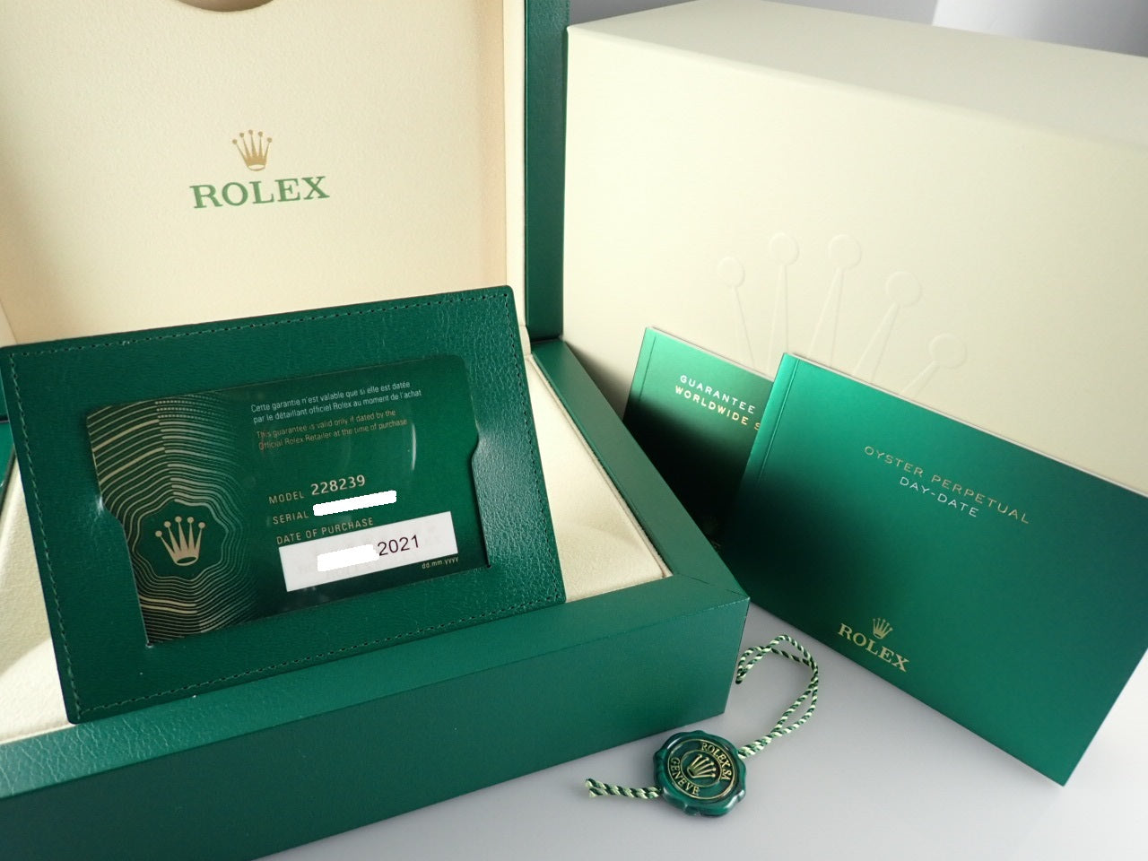 Rolex Day-Date Blue Roman Dial [Unused] &lt;New warranty, box, etc.&gt;