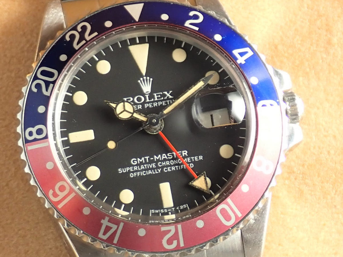 ロレックス GMTマスター Ref.1675 ブラック文字盤 中古 gmt-master-143