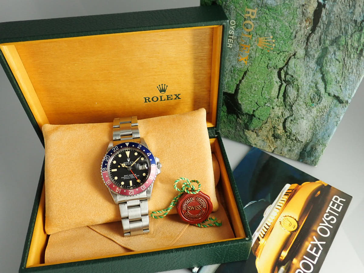 ロレックス GMTマスター Ref.1675 ブラック文字盤 中古 gmt-master-143