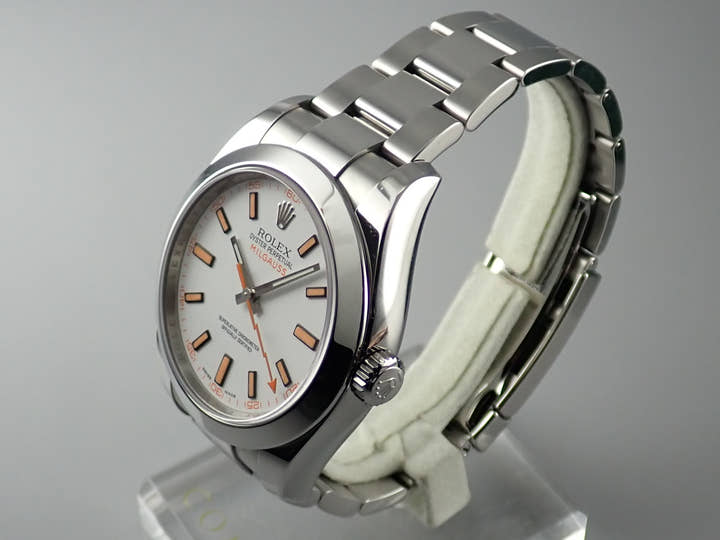 ロレックス ミルガウス Ref.116400 ホワイト文字盤 中古 milgauss-33