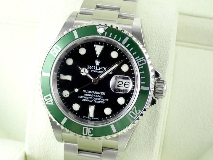 ロレックス サブマリーナー Ref.16610LV ブラック文字盤 未使用 submariner-424
