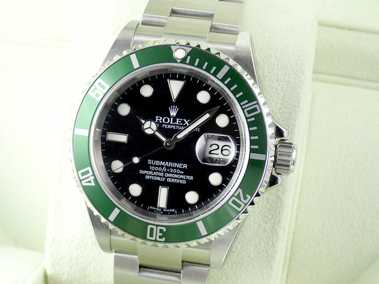 Rolex Submariner Green Z serial number [Unused] &lt;Box and other details&gt;