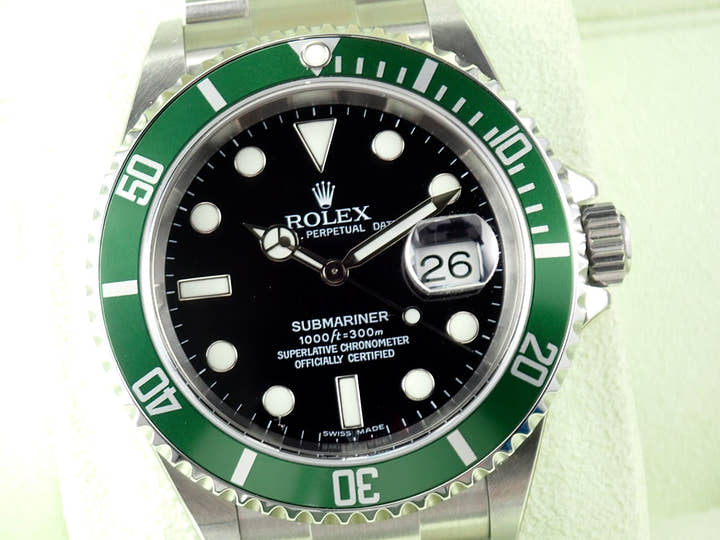 ロレックス サブマリーナー Ref.16610LV ブラック文字盤 未使用 submariner-424