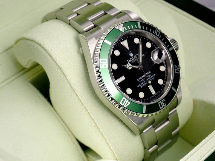 ロレックス サブマリーナー Ref.16610LV ブラック文字盤 未使用 submariner-424