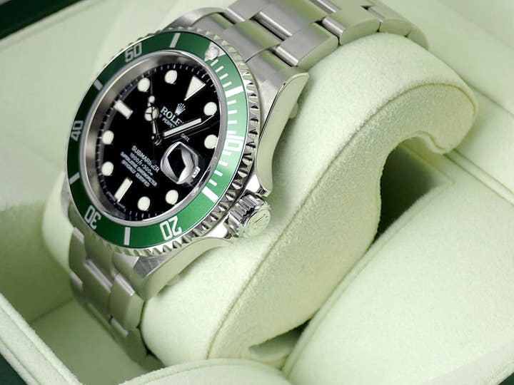 ロレックス サブマリーナー Ref.16610LV ブラック文字盤 未使用 submariner-424