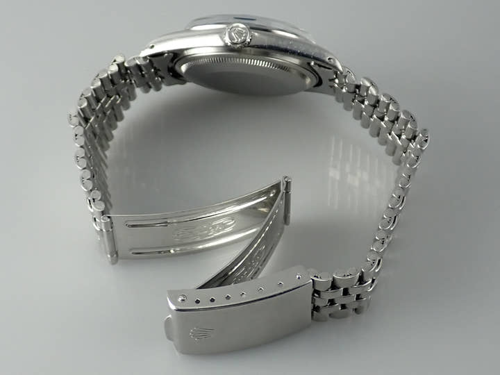 ロレックス デイトジャスト Ref.1600/0 ブルー文字盤 中古 datejust-196 ジュビリーブレスレット