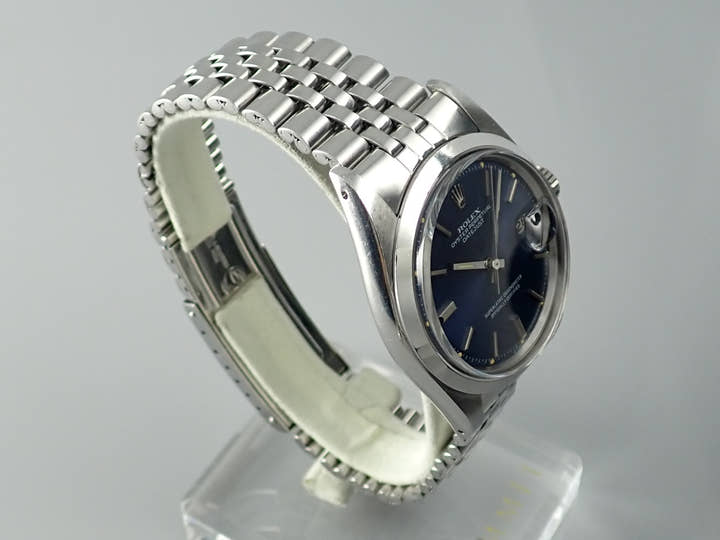 ロレックス デイトジャスト Ref.1600/0 ブルー文字盤 中古 datejust-196 ジュビリーブレスレット