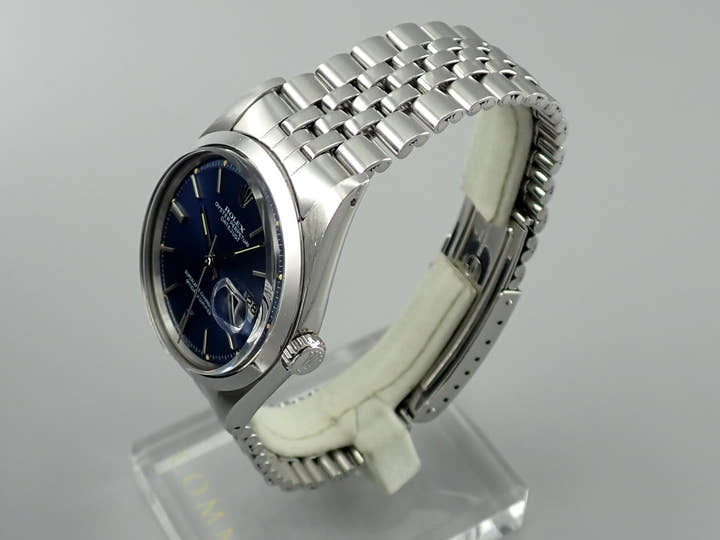 ロレックス デイトジャスト Ref.1600/0 ブルー文字盤 中古 datejust-196 ジュビリーブレスレット