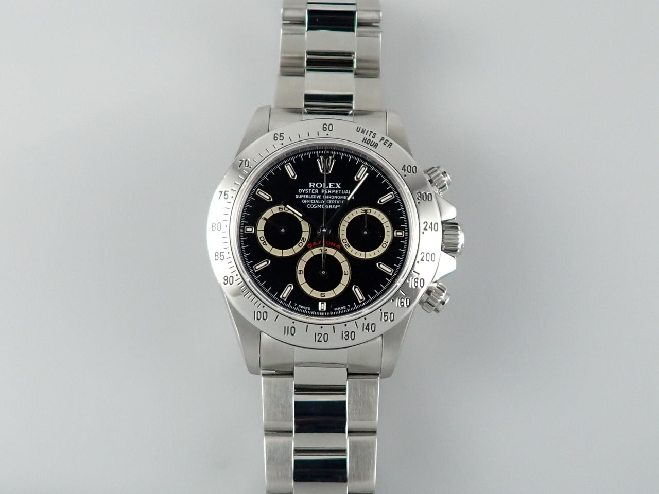 Rolex Daytona El Primero Black Dial W Serial Number &lt;International Service Warranty Card and Box&gt;