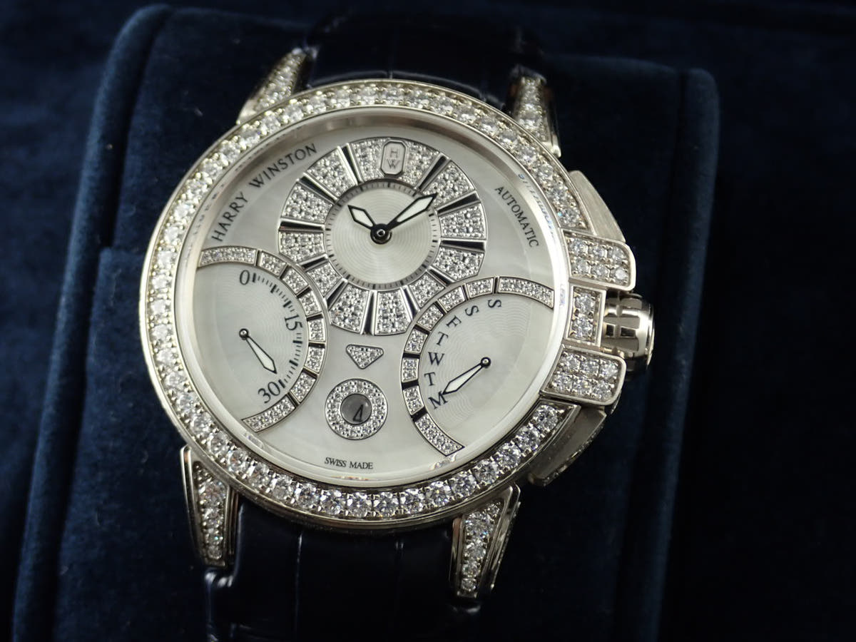 Harry Winston Ocean Ref.OCEABI42WW002 Shell Dial Used ocean-9