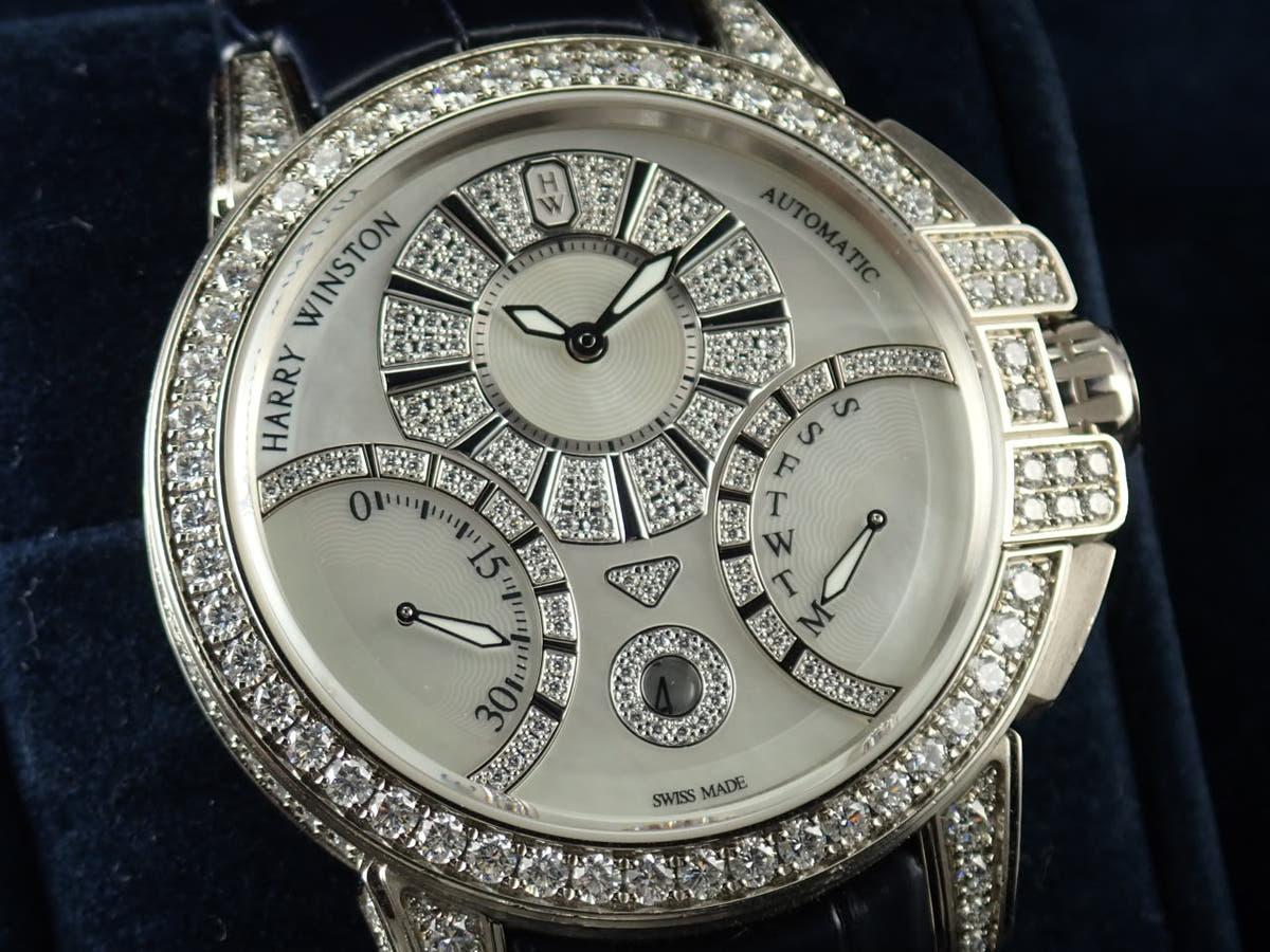 Harry Winston Ocean Ref.OCEABI42WW002 Shell Dial Used ocean-9