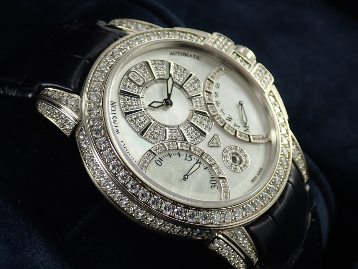 Harry Winston Ocean Ref.OCEABI42WW002 Shell Dial Used ocean-9