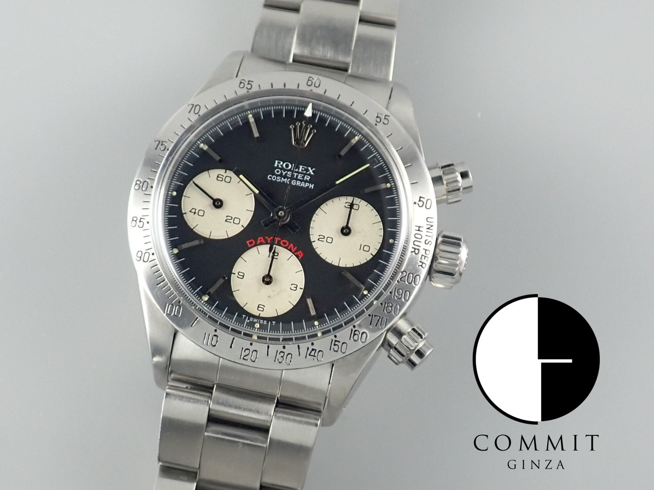 ロレックス デイトナ Ref.6265 ブラック文字盤 中古 daytona-654