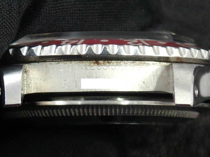 ロレックス GMTマスター Ref.1675 ステンレススチール ブラック文字盤 オイスターブレスレット