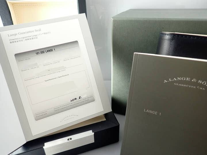 A.ランゲ＆ゾーネ ランゲ1 Ref.101.032 シルバー文字盤 中古 lange1-23