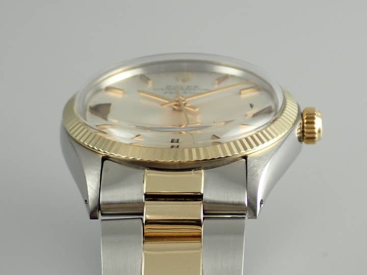 ロレックス エアキング Ref.5501 シルバー文字盤 中古 airking-41