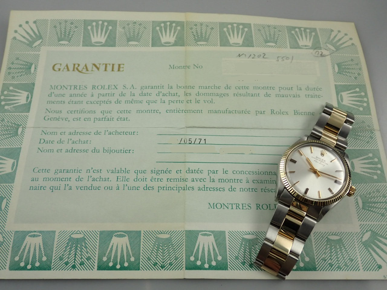 Rolex Air King &lt;Warranty, Box, etc.&gt;