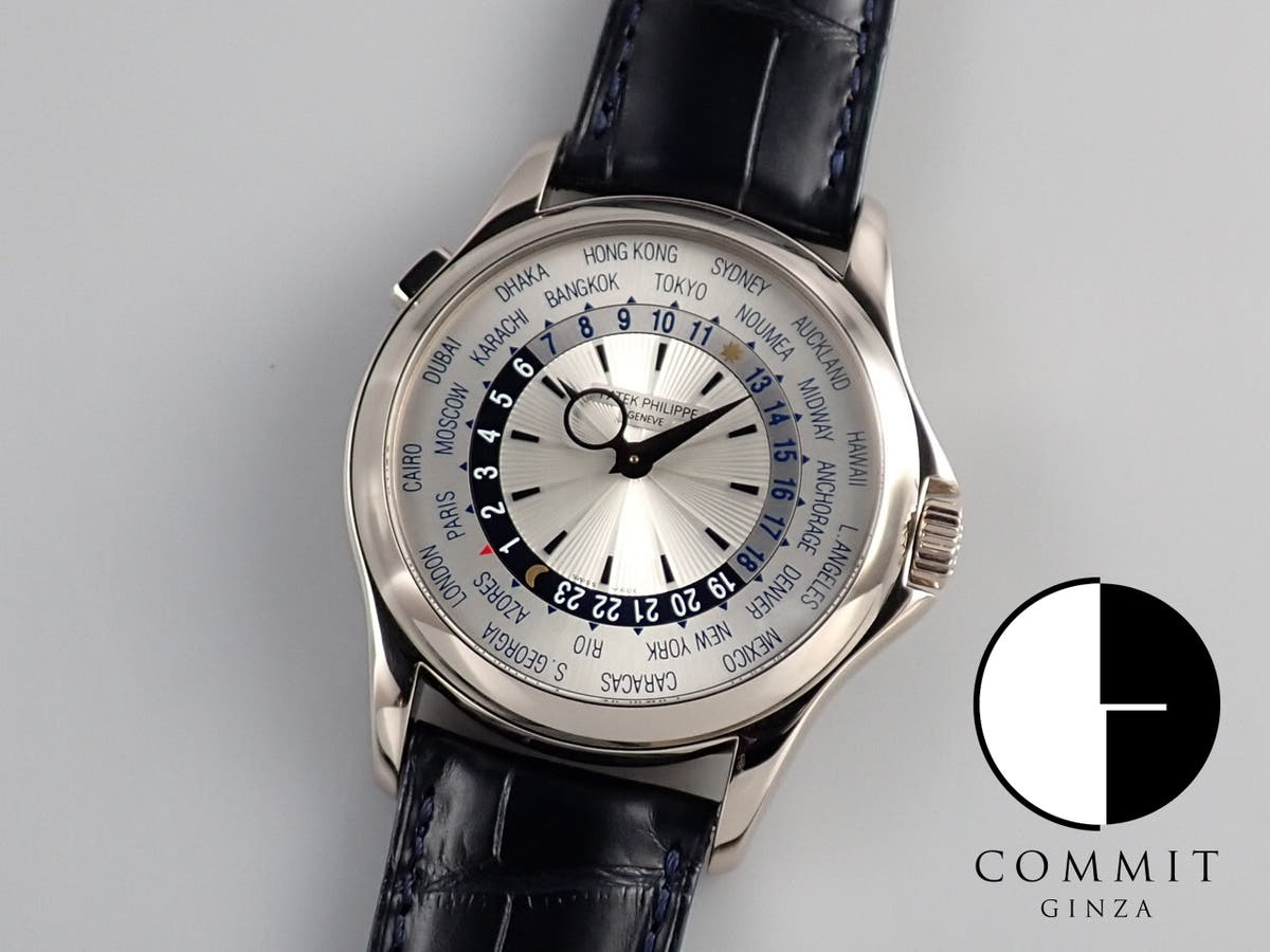 パテックフィリップ ワールドタイム Ref.5130G-001 シルバー文字盤 中古 worldtime-35