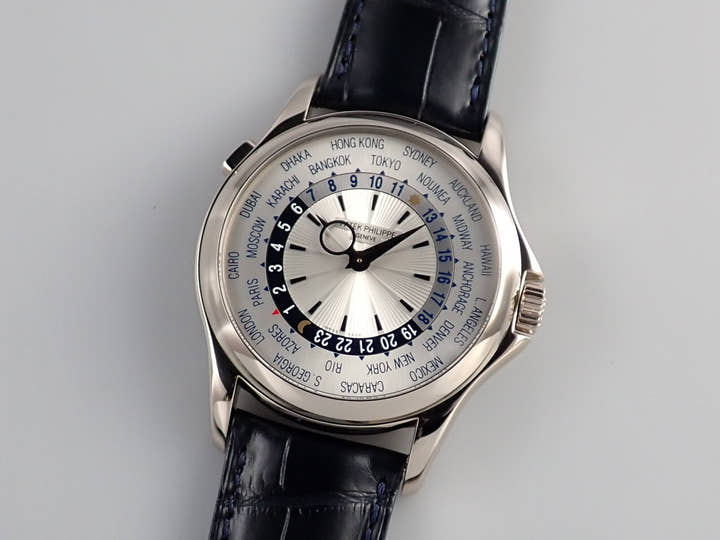 パテックフィリップ ワールドタイム Ref.5130G-001 シルバー文字盤 中古 worldtime-35