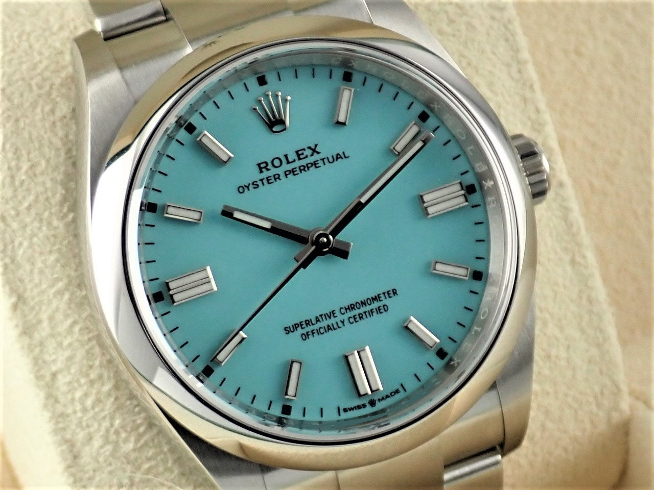 Rolex New Oyster Perpetual 36 Turquoise Dial [Excellent Condition] &lt;Warranty, Box, etc.&gt;