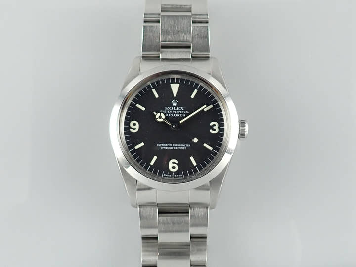 ロレックス エクスプローラーI Ref.1016 ブラック文字盤 中古 explorer-336