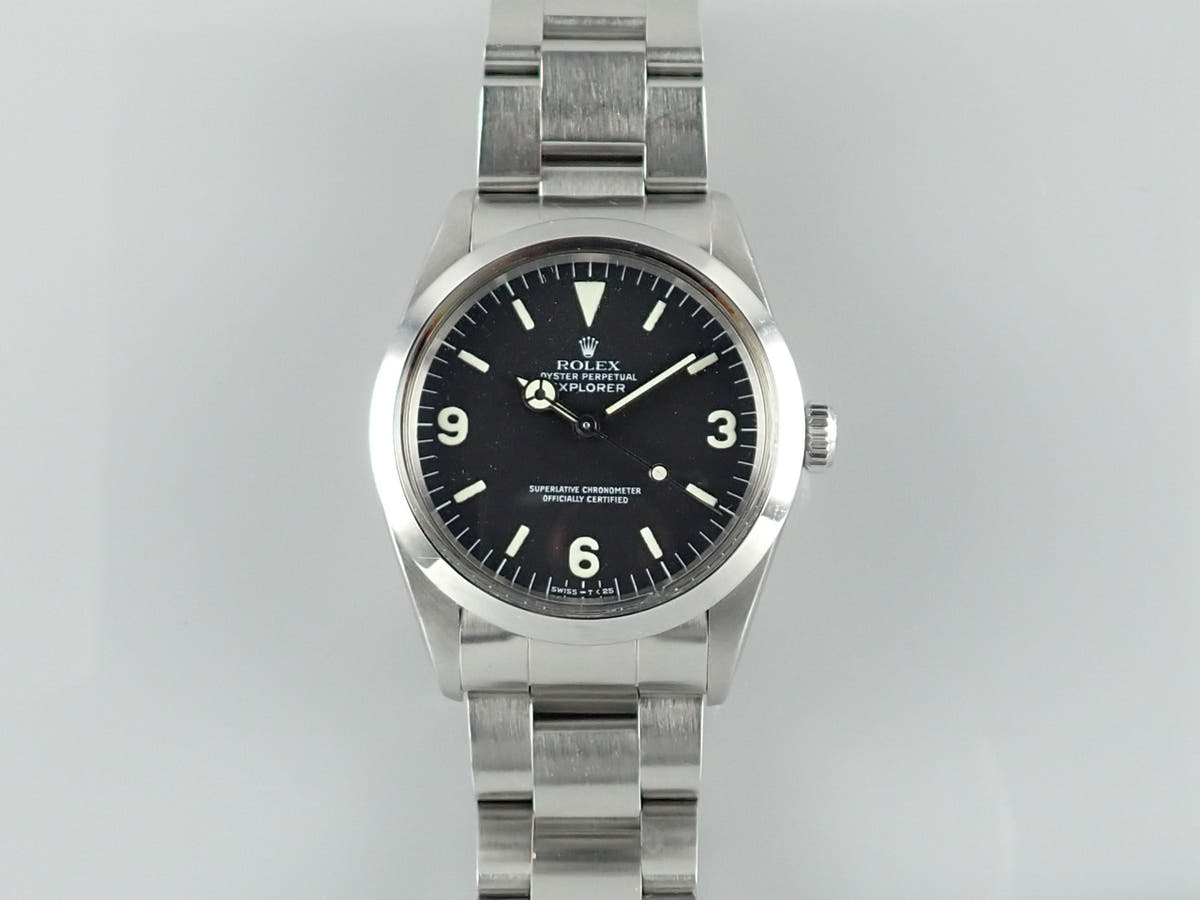ロレックス エクスプローラーI Ref.1016 ブラック文字盤 中古 explorer-336
