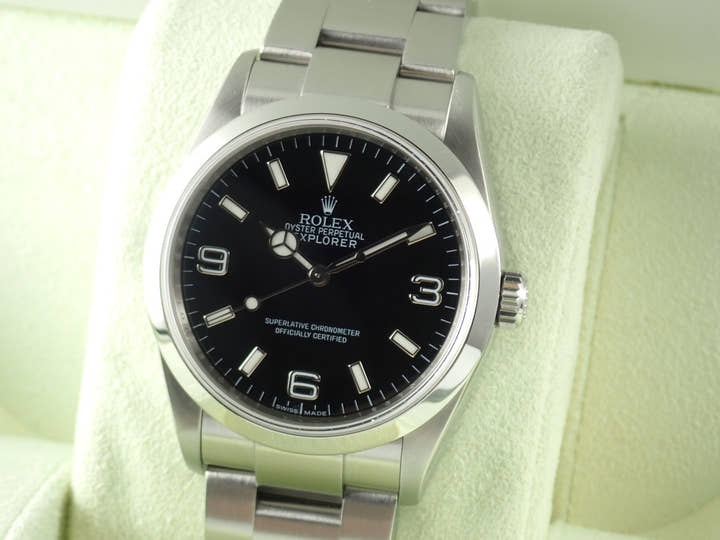 ロレックス エクスプローラーI Ref.114270 ステンレススチール ブラック文字盤