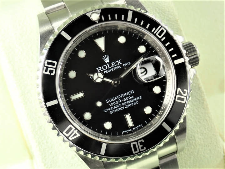 ロレックス サブマリーナー Ref.16610 ブラック文字盤 中古 submariner-474