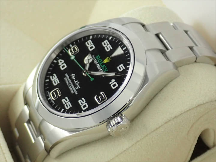 Rolex Air King Ref.116900 Black Dial Unused airking-20