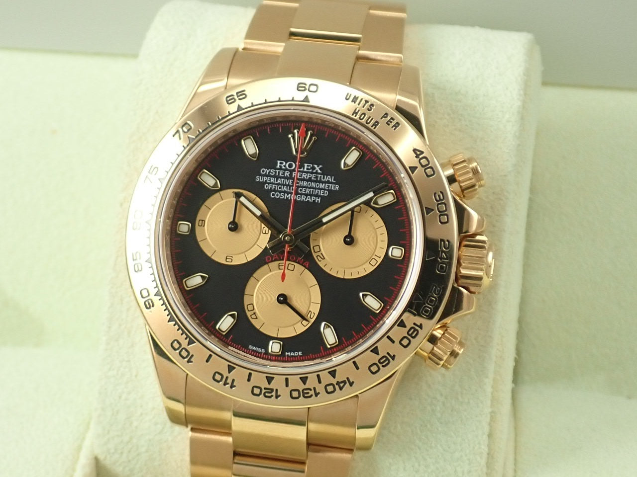 Rolex Daytona Black Dial &lt;International Service Warranty and Box&gt;