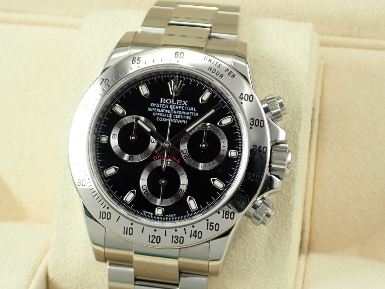 Rolex Daytona Black Dial Random Number Mirrored Buckle &lt;Warranty, Box, etc.&gt;