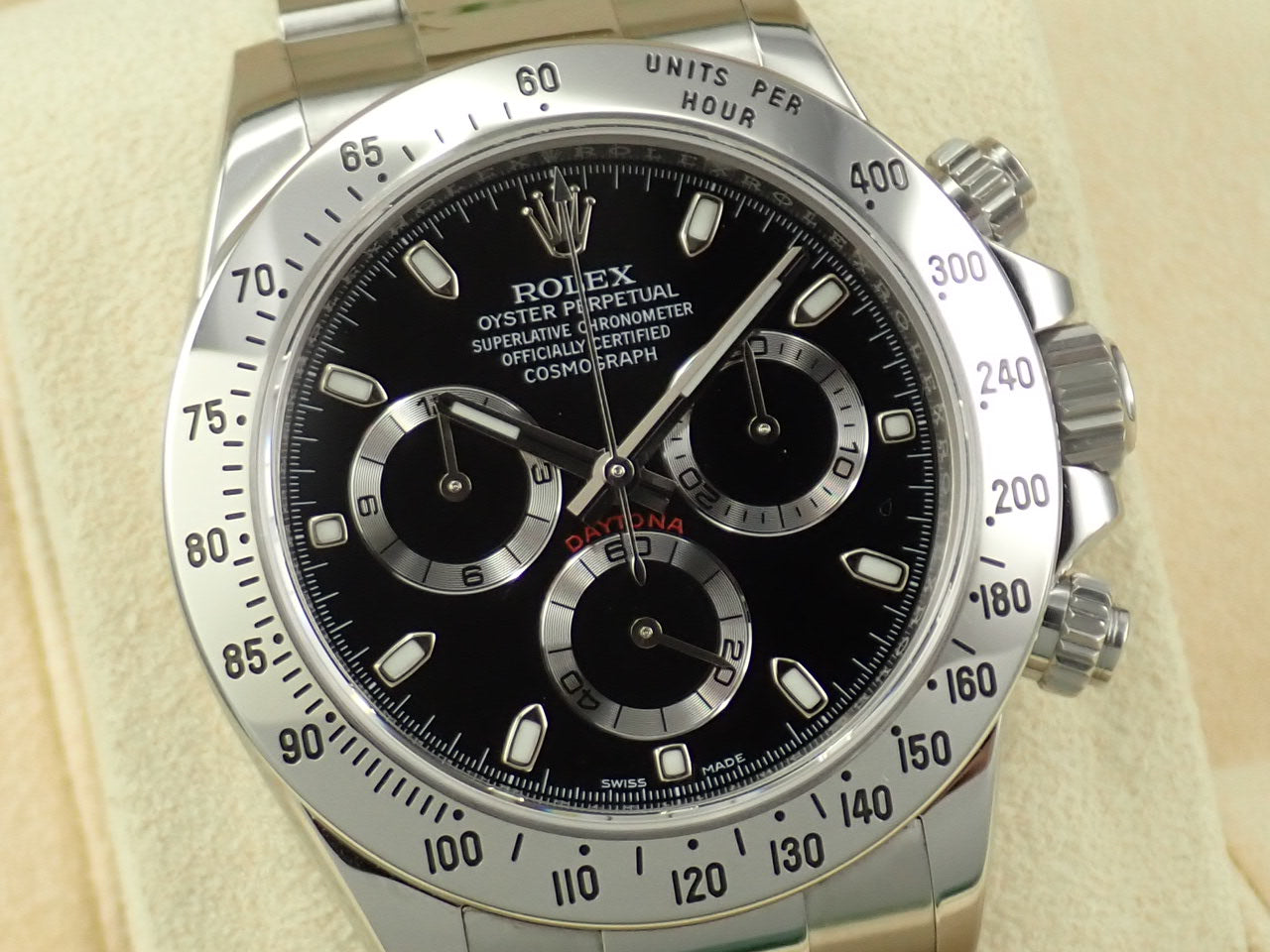 Rolex Daytona Black Dial Random Number Mirrored Buckle &lt;Warranty, Box, etc.&gt;