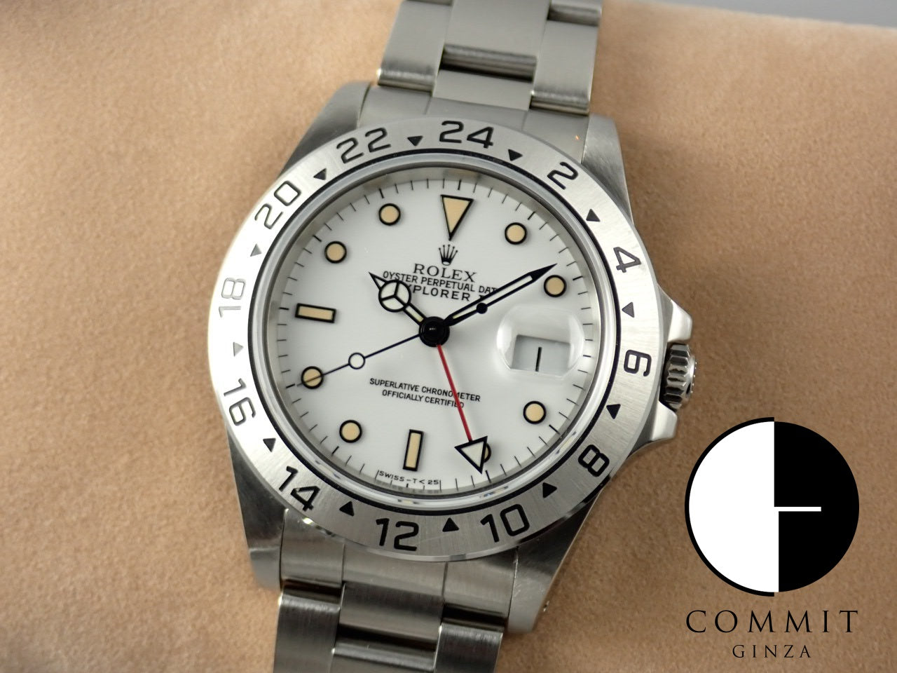 ロレックス エクスプローラーII Ref.16570 ホワイト文字盤 中古 explorer2-145