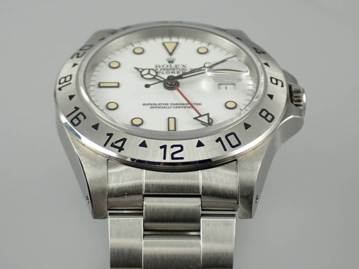 ロレックス エクスプローラーII Ref.16570 ホワイト文字盤 中古 explorer2-145