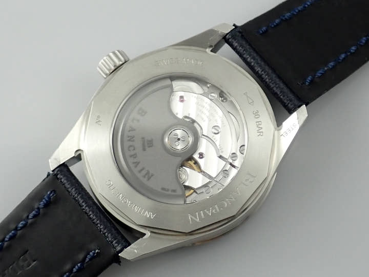 ブランパン フィフティファゾムス Ref.5100-1140-O52A ブルー文字盤 中古 fifty-fathoms-10