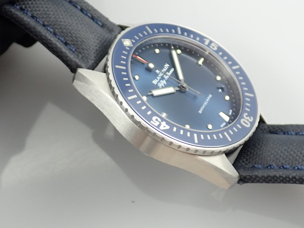Blancpain Fifty Fathoms Ref.5100-1140-O52A Blue Dial Used fifty-fathoms-10