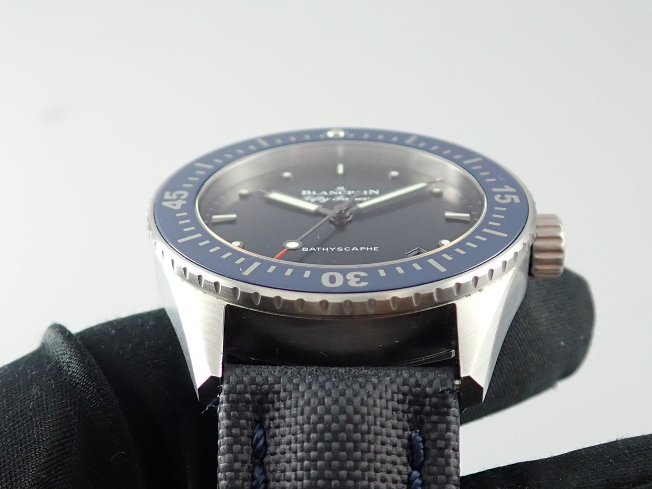 ブランパン フィフティファゾムス 5100-1140-O52A ブルー 中古