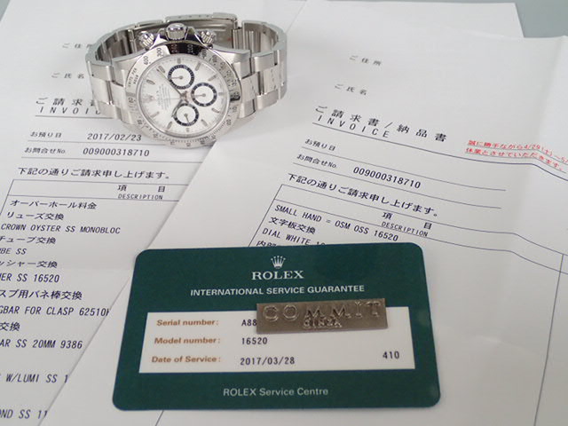 Rolex Daytona El Primero White Dial A8 Ref.16520