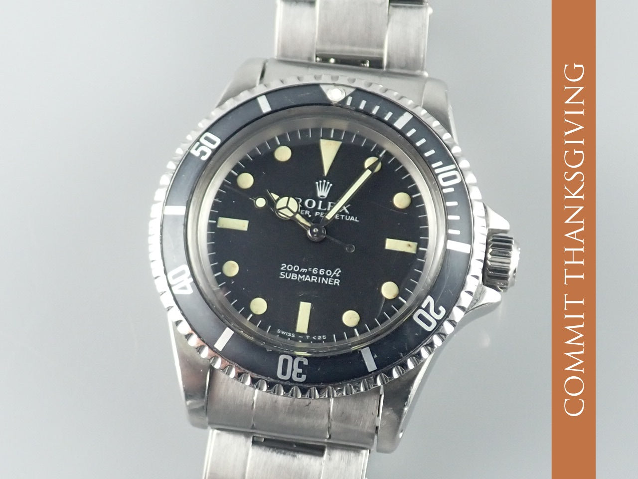 ロレックス サブマリーナー Ref.5513 ブラック文字盤 中古 submariner-254