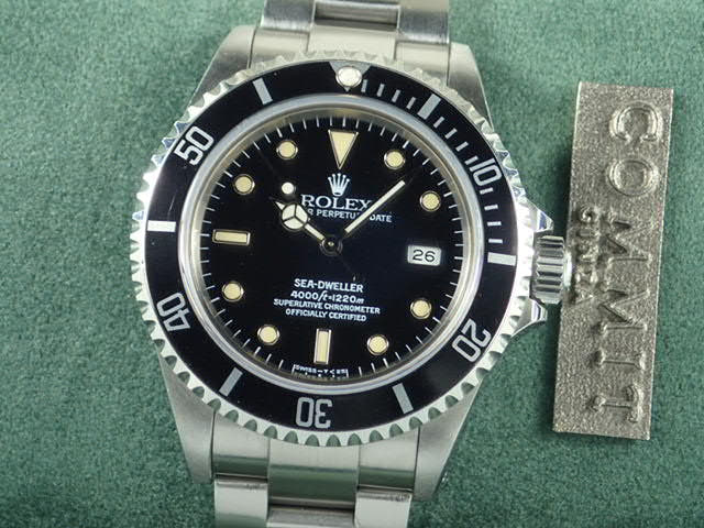 ロレックス シードゥエラー Ref.16600 ブラック文字盤 中古 post-39916