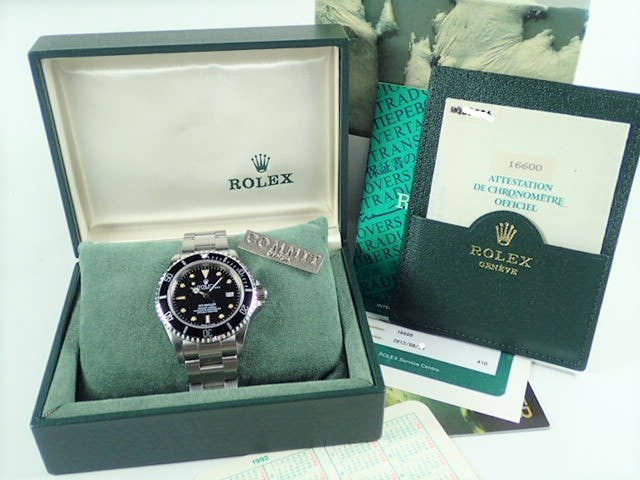 ロレックス シードゥエラー Ref.16600 ブラック文字盤 中古 post-39916