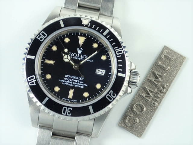 ロレックス シードゥエラー Ref.16600 ブラック文字盤 中古 post-39916