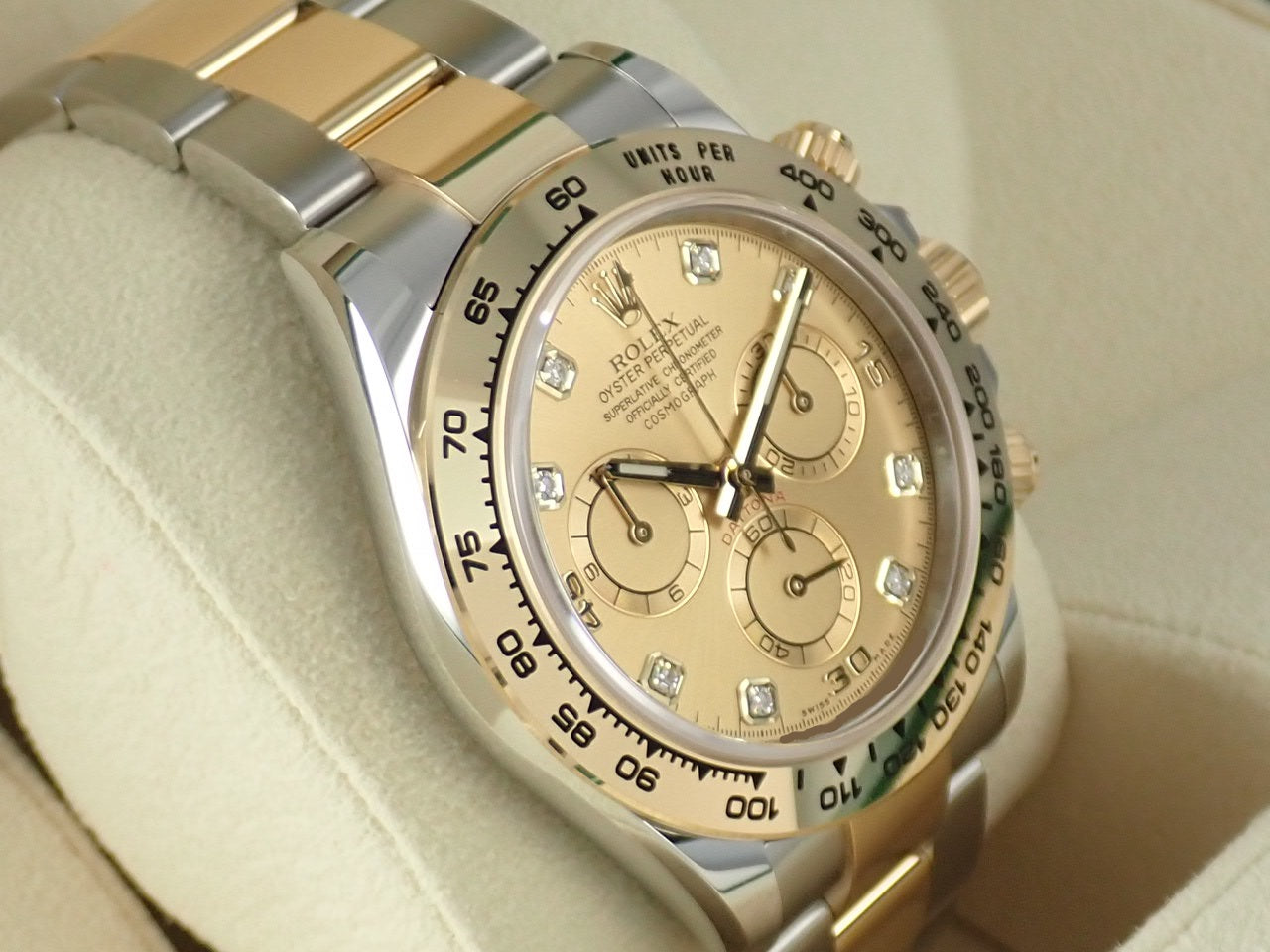 Rolex Daytona Champagne Dial 8P Diamonds [Unused] &lt;New Warranty Card, Box, etc.&gt;