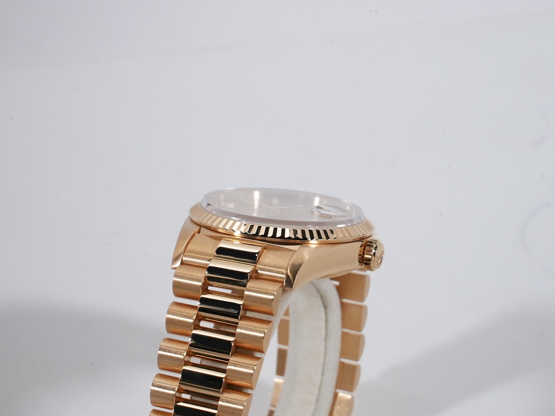 ロレックス デイデイト36 Ref.18238B 18KYG シャンパンゴールドx10Pバケットダイヤ文字盤 美中古 5xhxsrnb