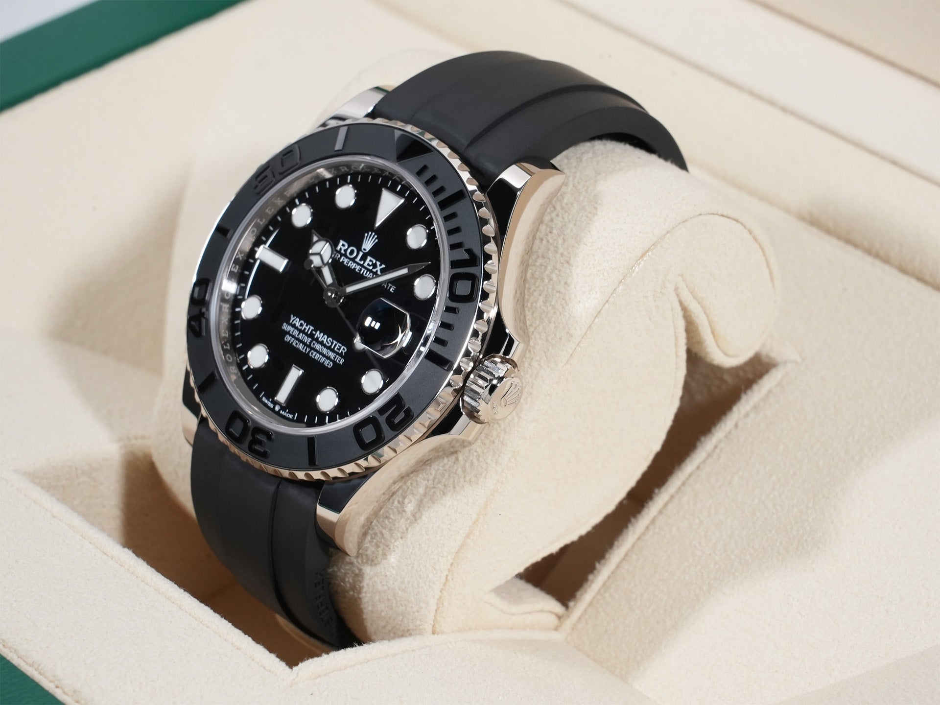 ロレックス ヨットマスター42 Ref.226659 18KWG ブラック文字盤 美品 r95mn9bo