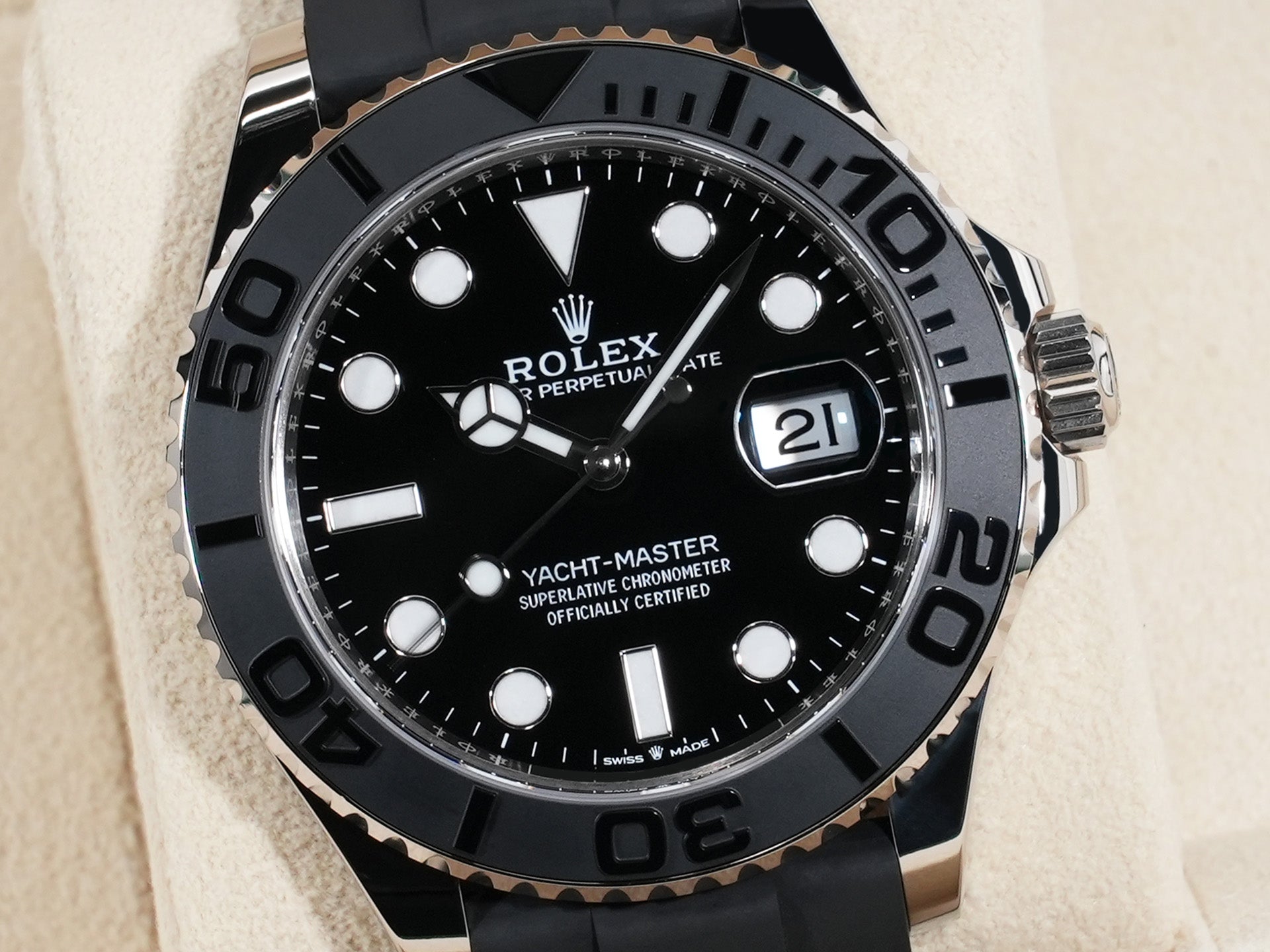 ロレックス ヨットマスター42 Ref.226659 18KWG ブラック文字盤 美品 r95mn9bo